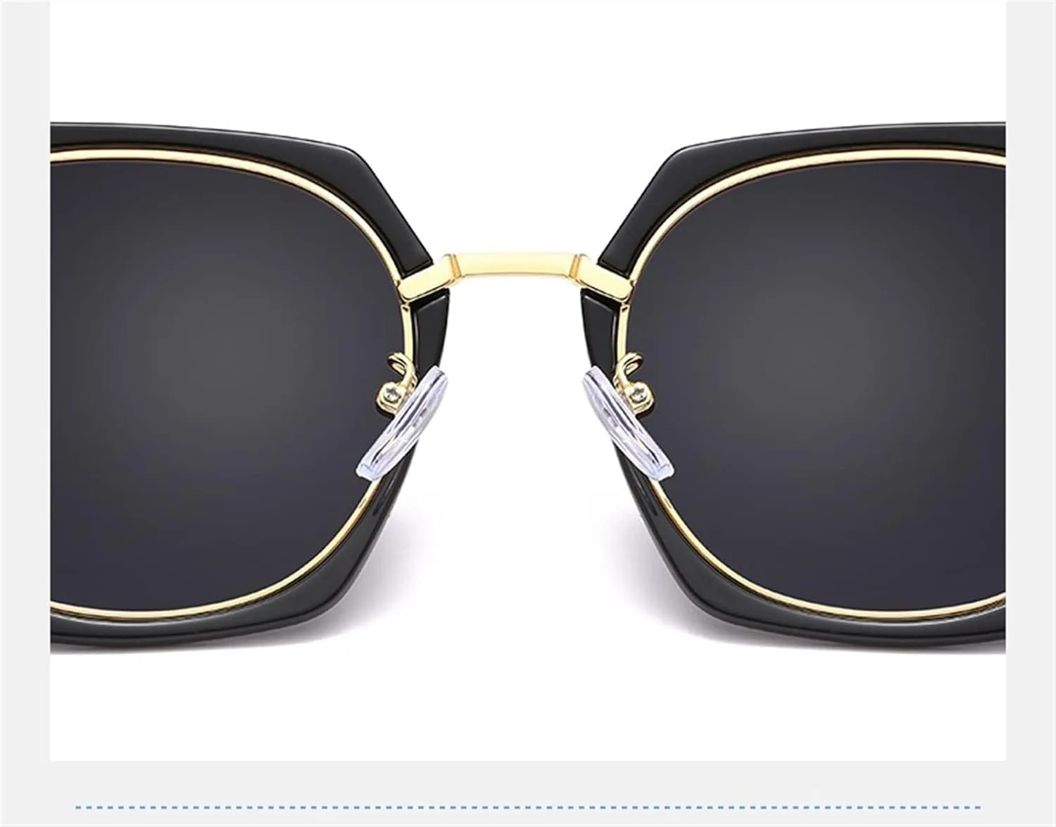 

GAOXIN Модные поляризованные солнцезащитные очки с металлическим солнцезащитным козырьком для вождения, женские солнцезащитные очки (Цвет: B, Размер: Средний), B