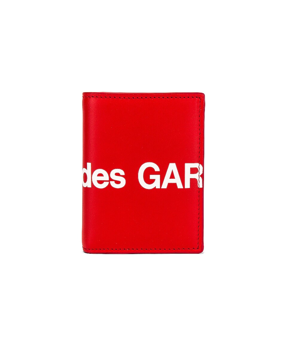 

Кошелек Comme des Garçons Huge Logo, красный