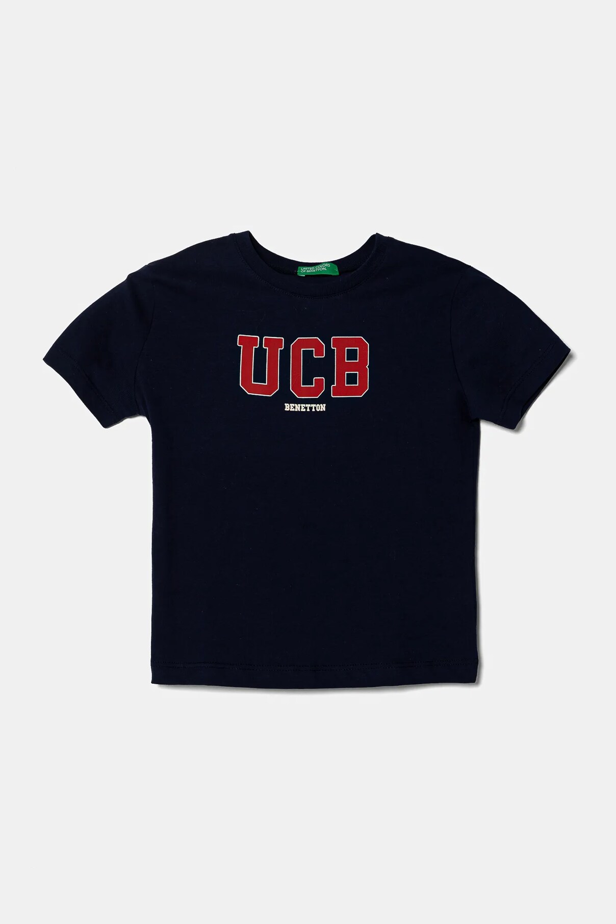 Футболка из хлопка для детей United Colors Of Benetton, темно-синий — фото 2