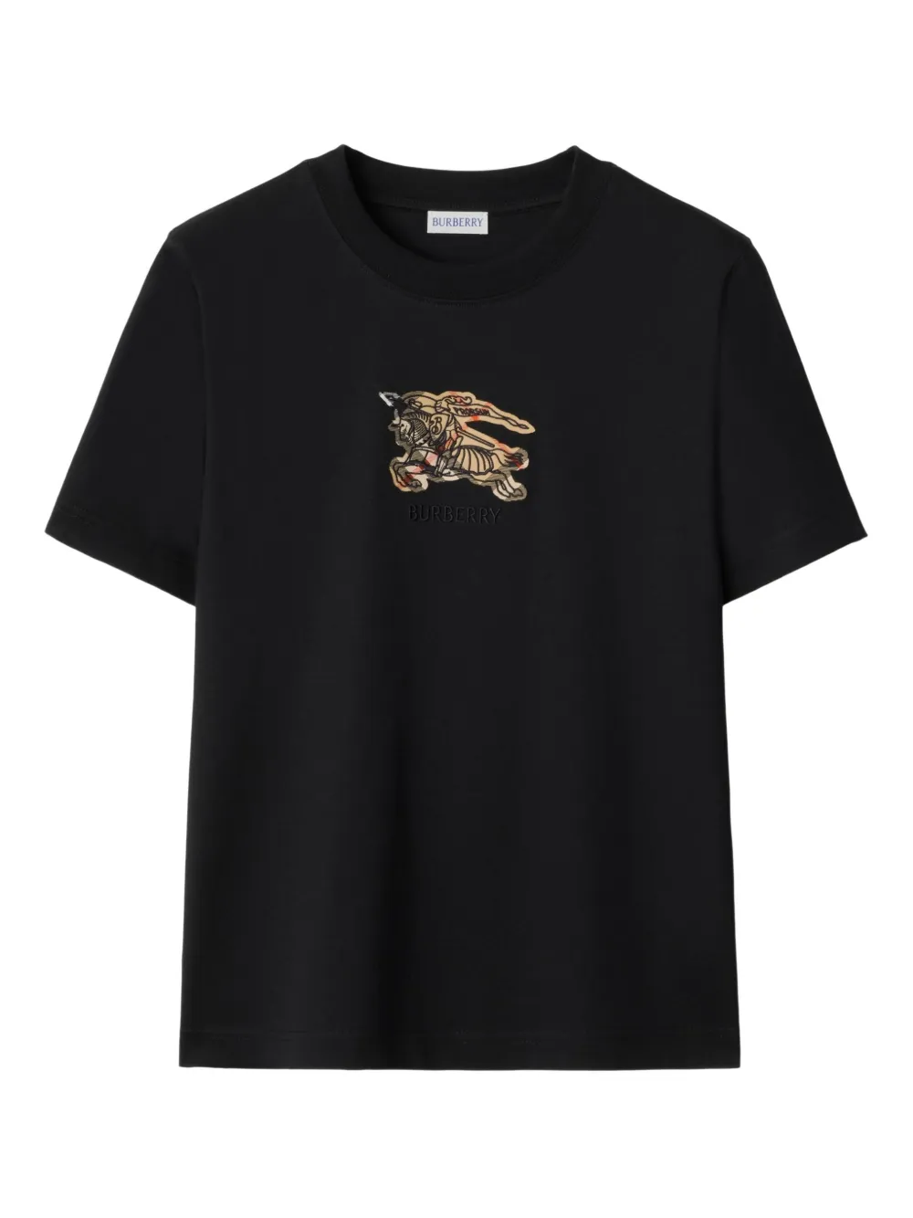 

Футболка из хлопка EKD Check BURBERRY, черный