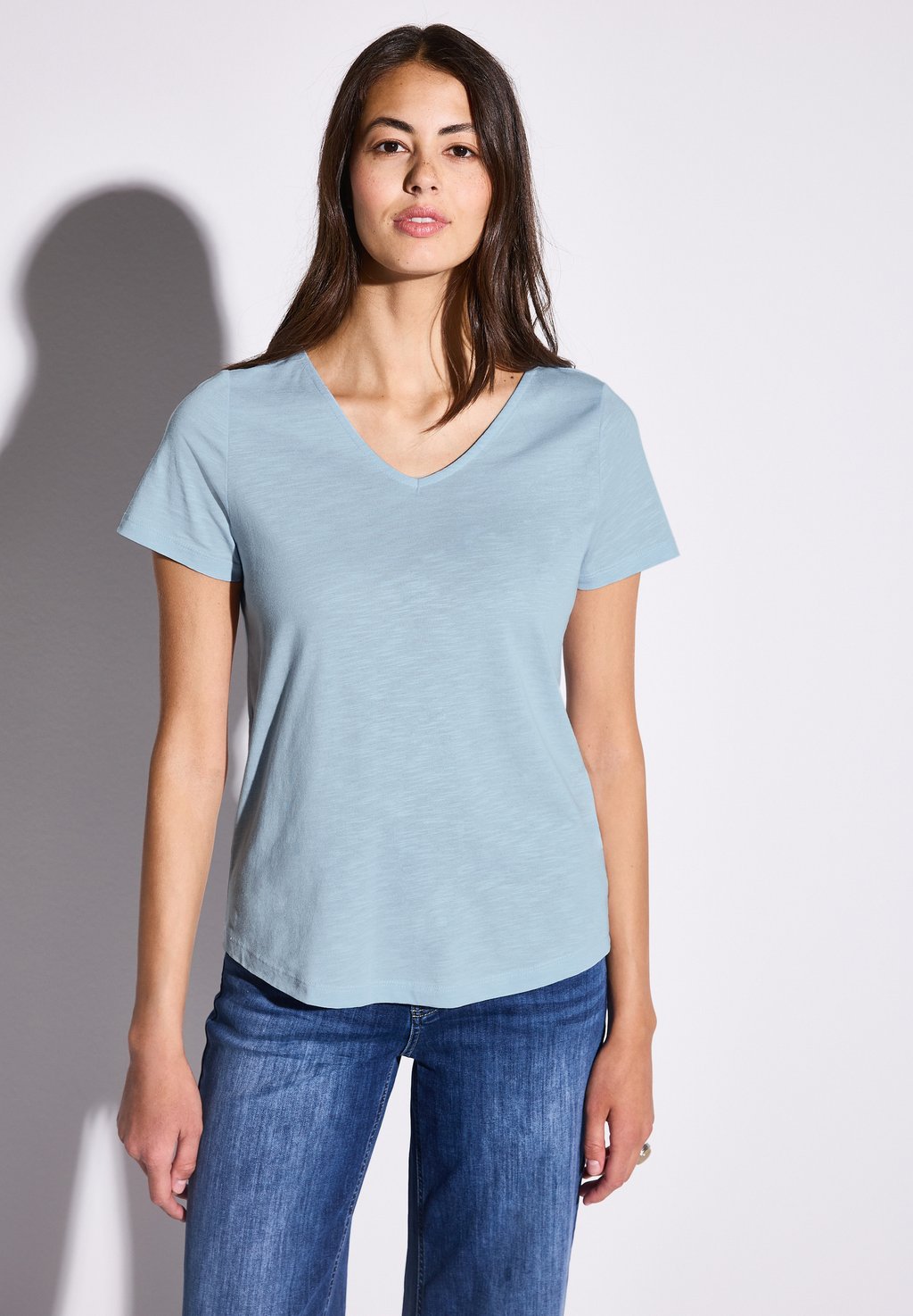 

Базовая футболка IN UNIFARBE Street One, цвет Blau