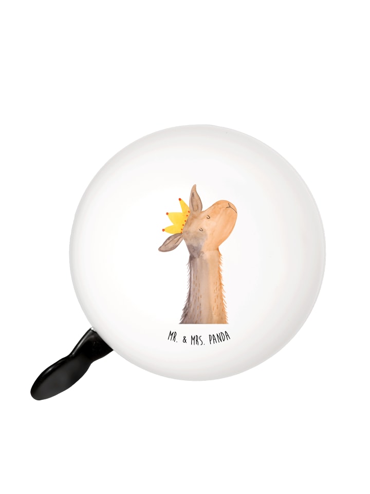 

Mr. & Mrs. Panda Велосипедный звонок, король с головой ламы, не говоря ни слова, в белом