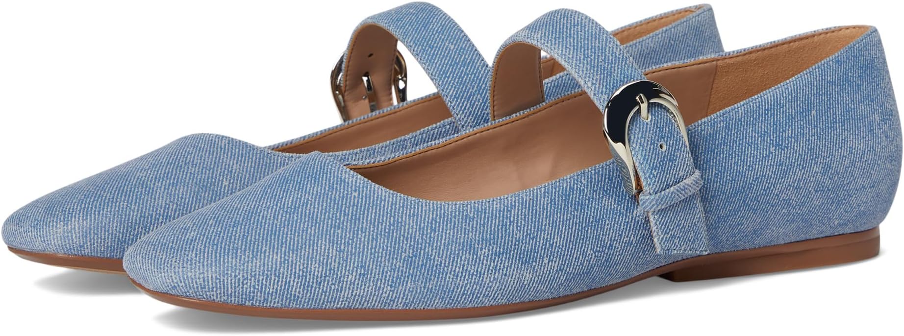 Балетки Naturalizer 27 Edit Carter Mary Janes, цвет Denim Blue Suede