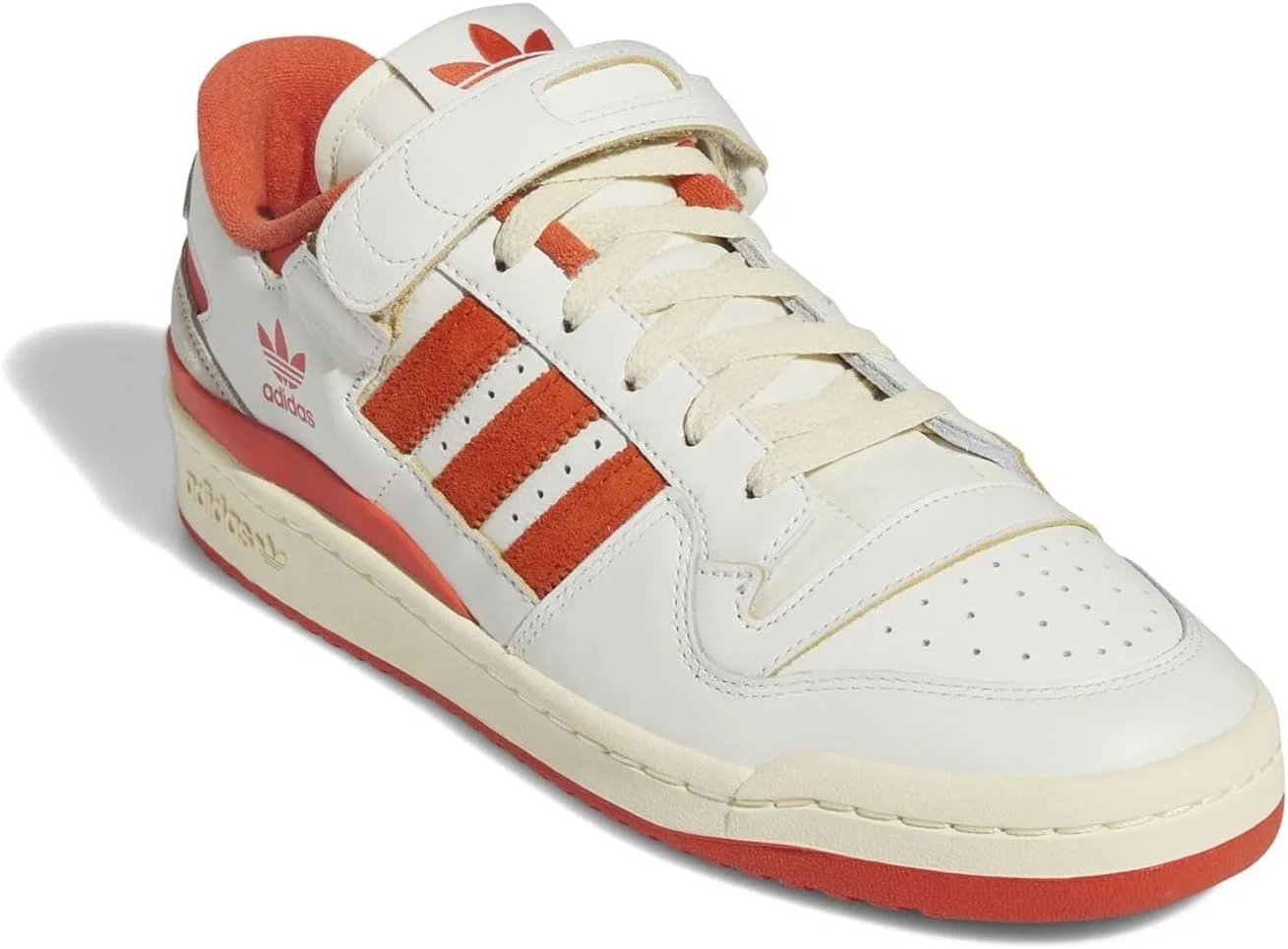 Мужские кроссовки Adidas Forum 84 бело-красного цвета — фото 4
