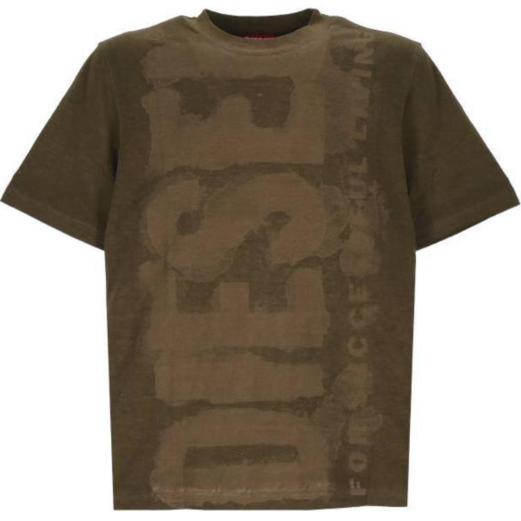 

Логотип детализированный свитшот T Shirt DIESEL, коричневый