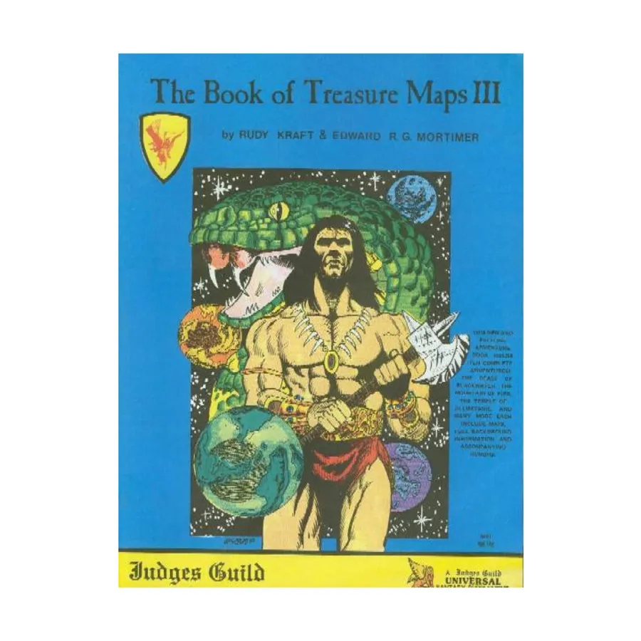 

Book of Treasure Maps #3, Dungeons & Dragons Fantasy Supplements - Maps (Judges Guild), мягкая обложка