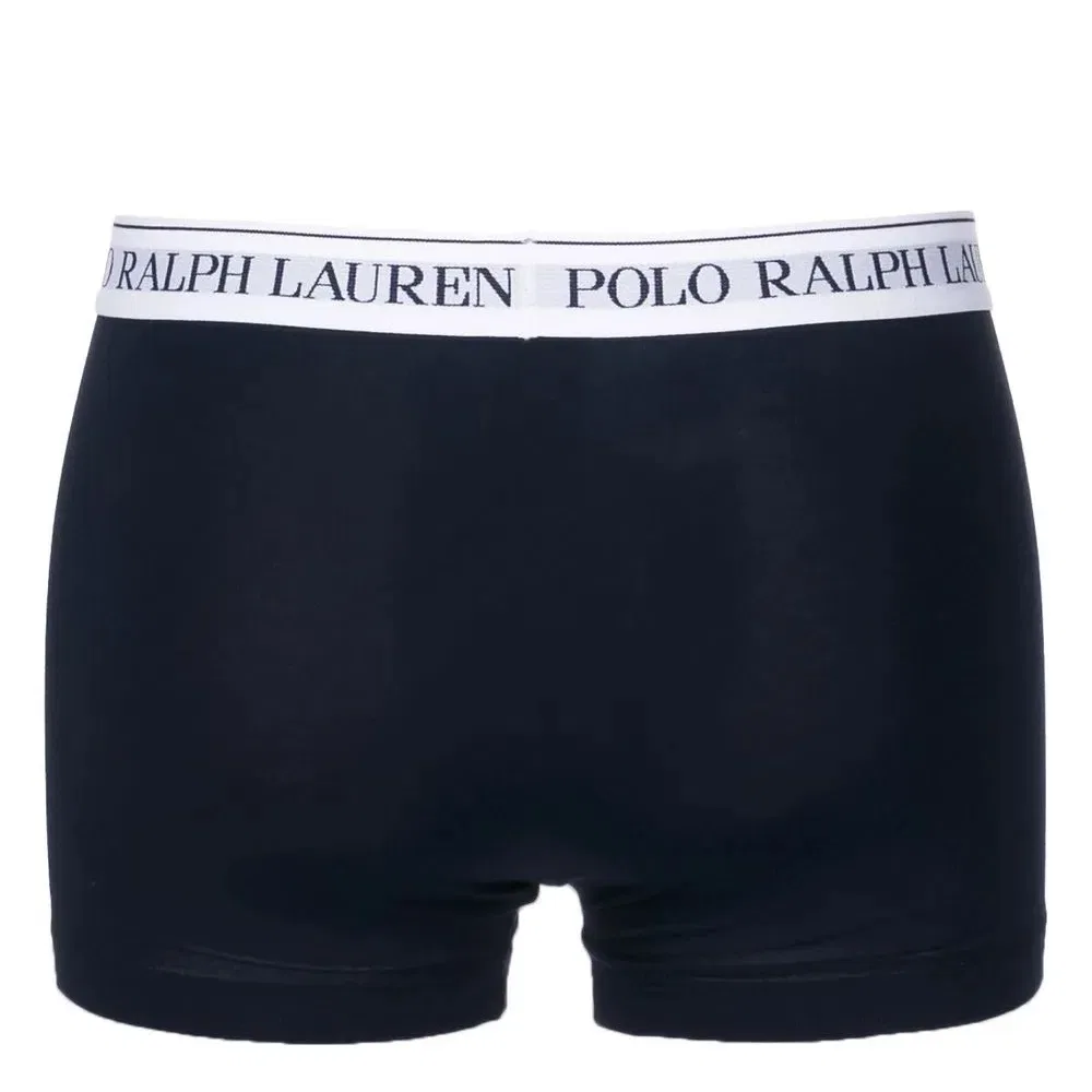 Боксеры с принтом пони Polo Ralph Lauren 3 пары темно-синие — фото 2