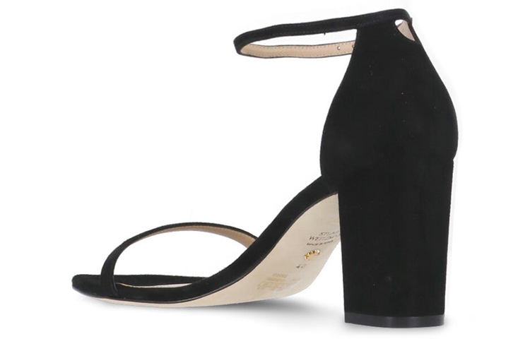SW One Strap Sandals Women's Black Stuart Weitzman — фото 3