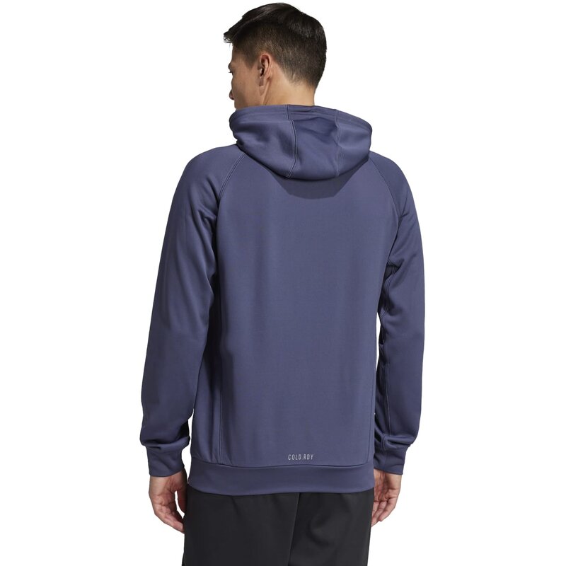 Толстовка с капюшоном, большой логотип для игры и тренировок Adidas, цвет shanav — фото 3