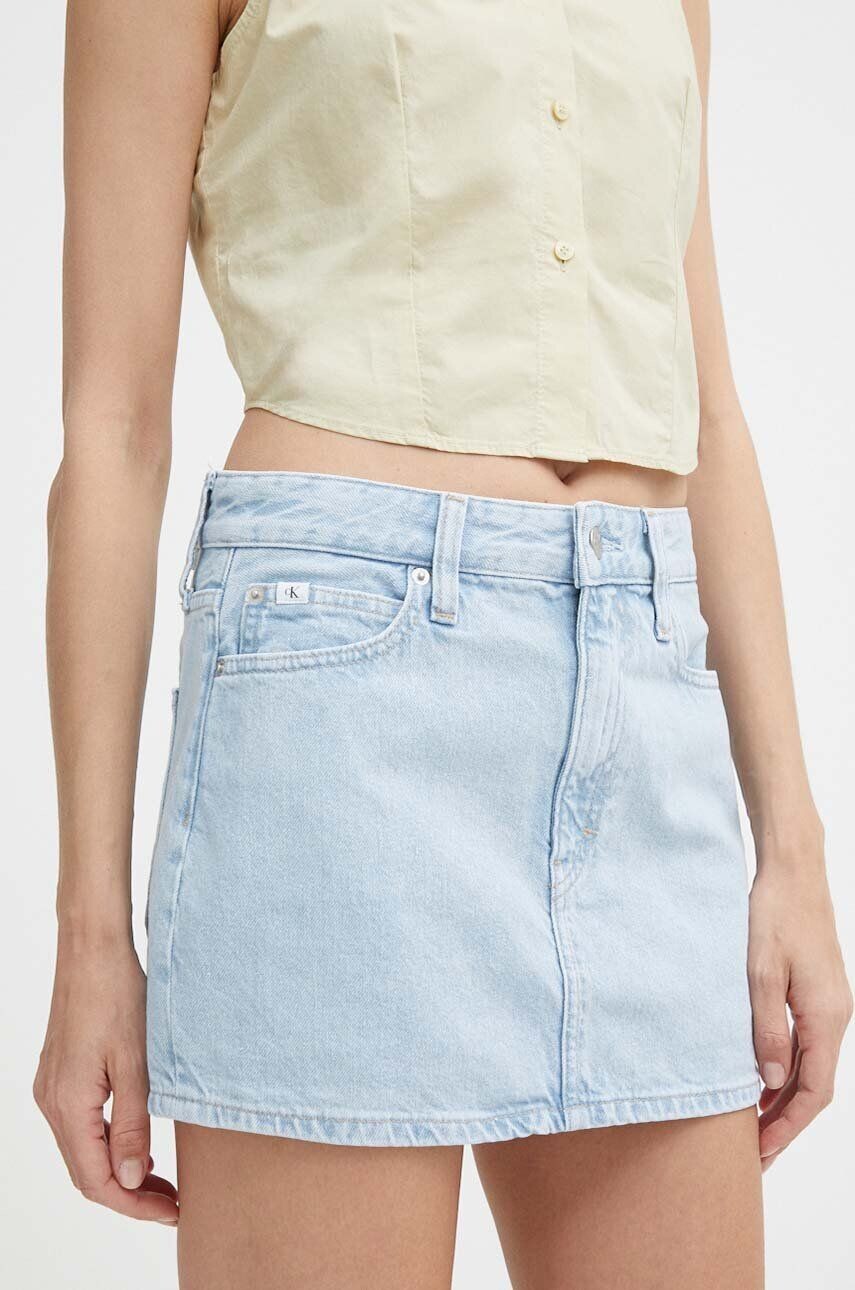 

Джинсовая юбка Calvin Klein Jeans, синий