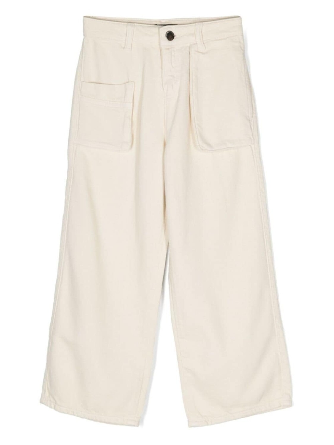 

Широкие брюки Emporio Armani Kids, нейтральный цвет