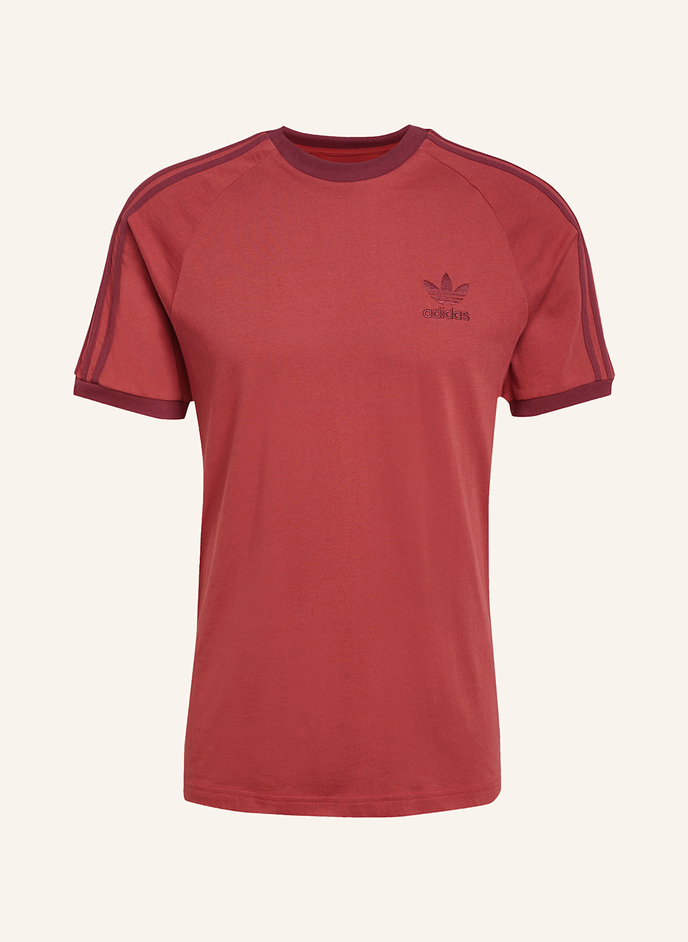 

Футболка с тремя полосками Adidas Originals, красный
