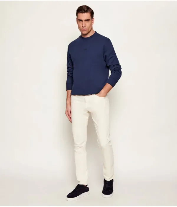 Толстовка WeSmallcrew comfort fit Boss Orange, темно-синий — фото 2