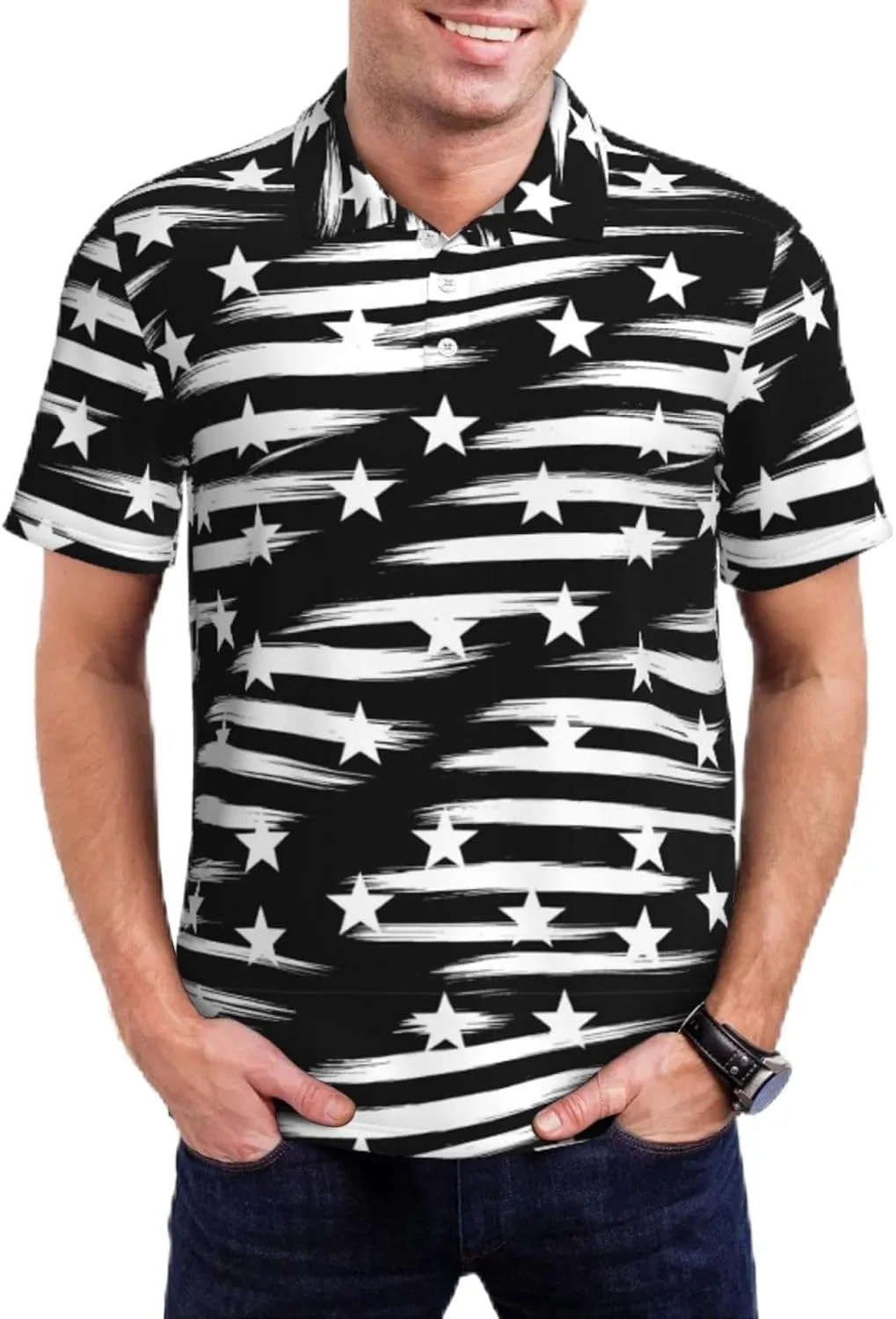 

Мужская футболка для гольфа Quick-Dry с коротким рукавом JZDACH