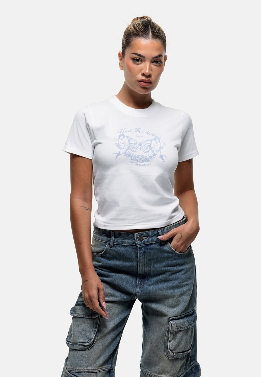 

Футболка с принтом RENAISSANCE PRINT BABY TEEGDP Good For Nothing, кремовый