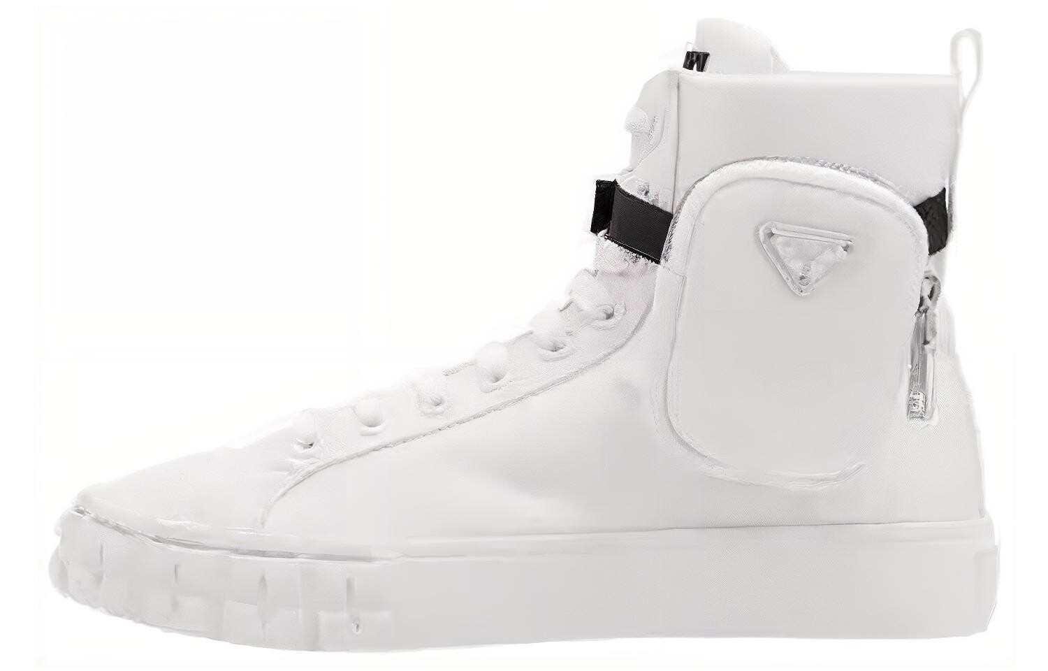 

Кроссовки женские Prada Skateboard Wheel, белый