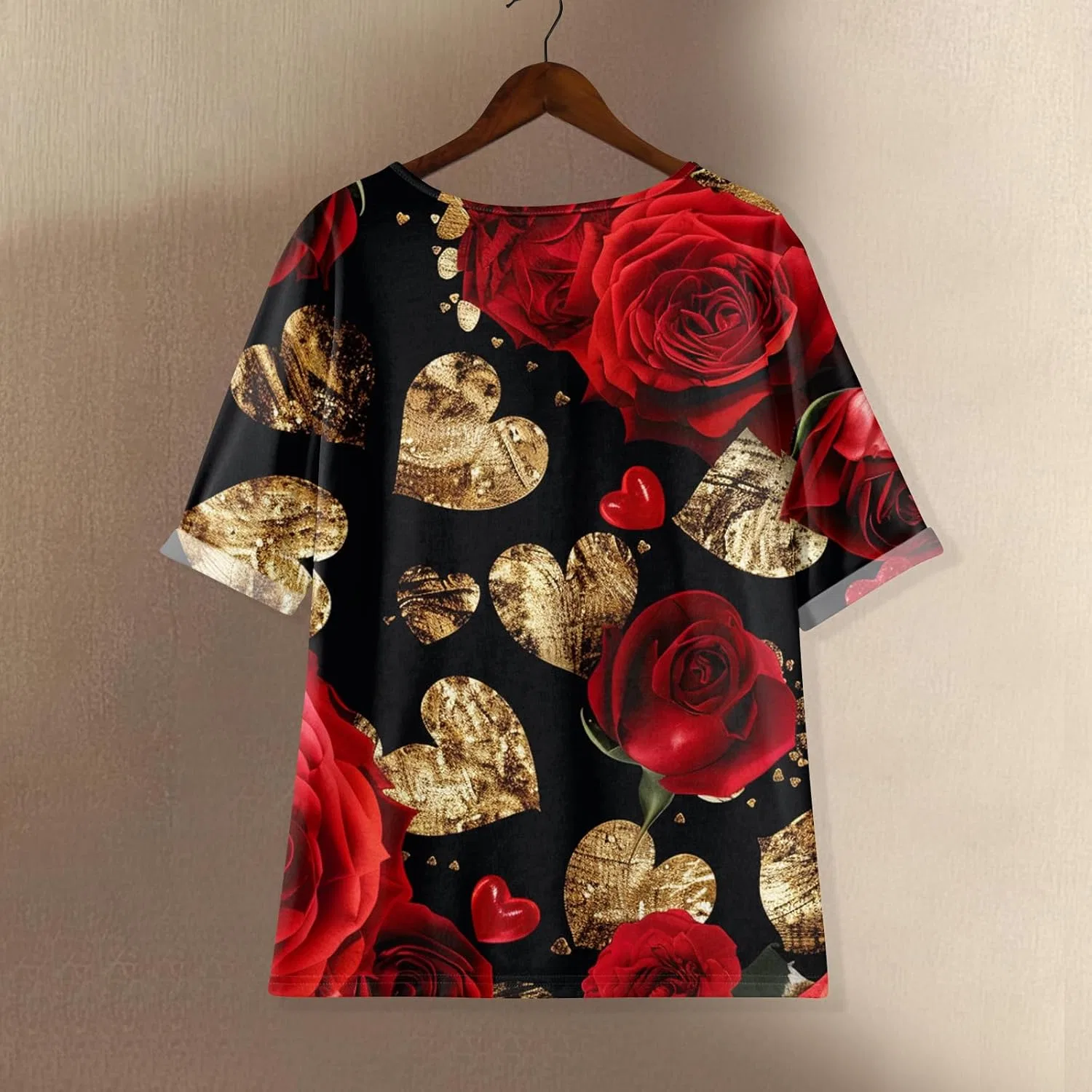 Женская футболка с принтом, Cotton Linen, 2-black — фото 3