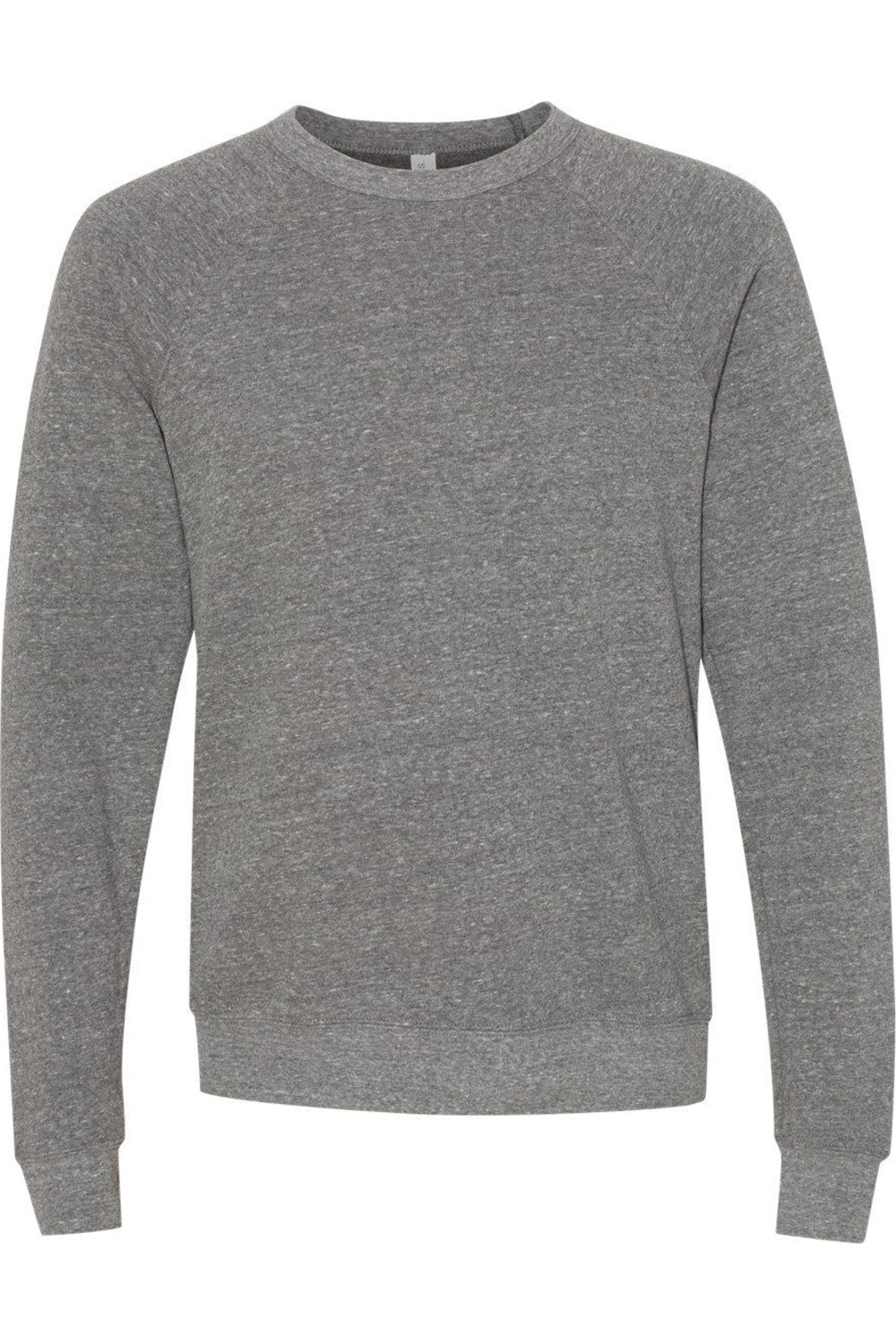 

Толстовка BELLA + CANVAS из флисовой губки с круглым вырезом и рукавами реглан, цвет deep heather