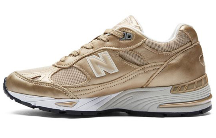 

Кроссовки женские NB 991 с низким верхом, золотистые New Balance