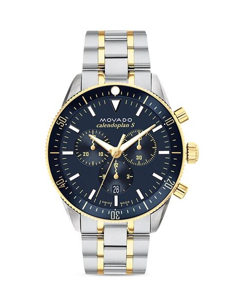 

Хронограф Calendoplan серии Heritage, 42 мм Movado, цвет Blue