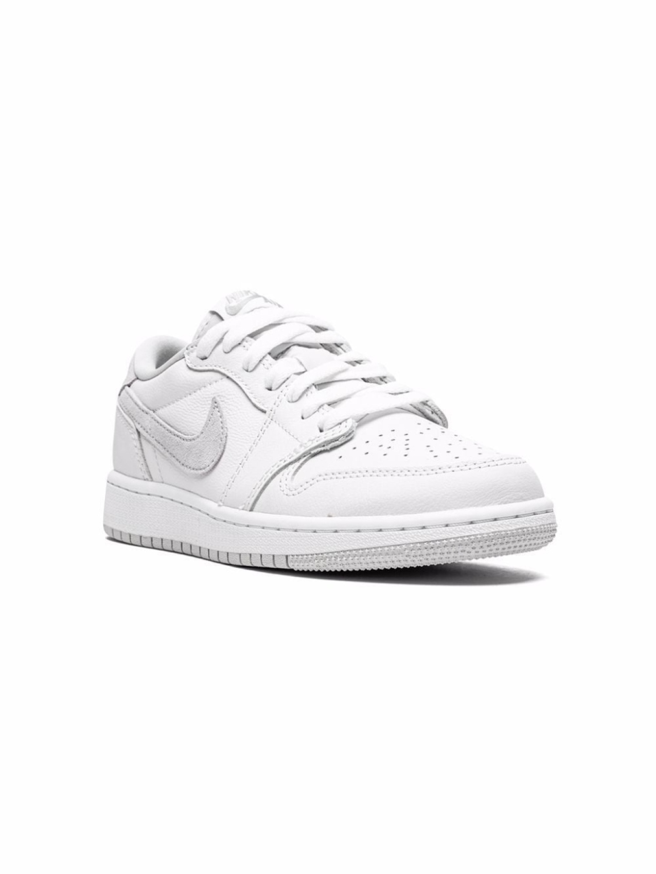 

Кроссовки Air Jordan 1 Low OG Neutral Grey Jordan Kids, белый