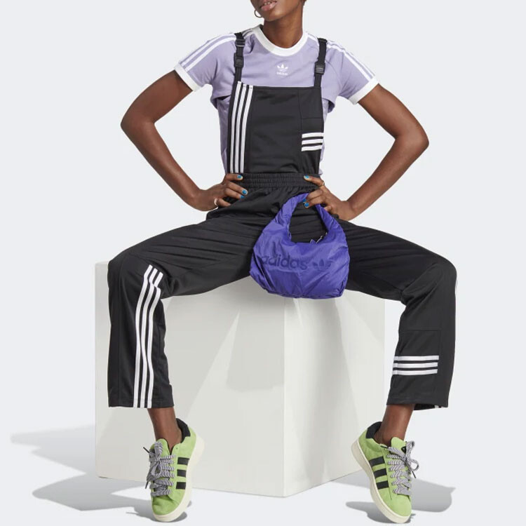 Укороченный топ женский светло-фиолетовый Adidas Originals — фото 2