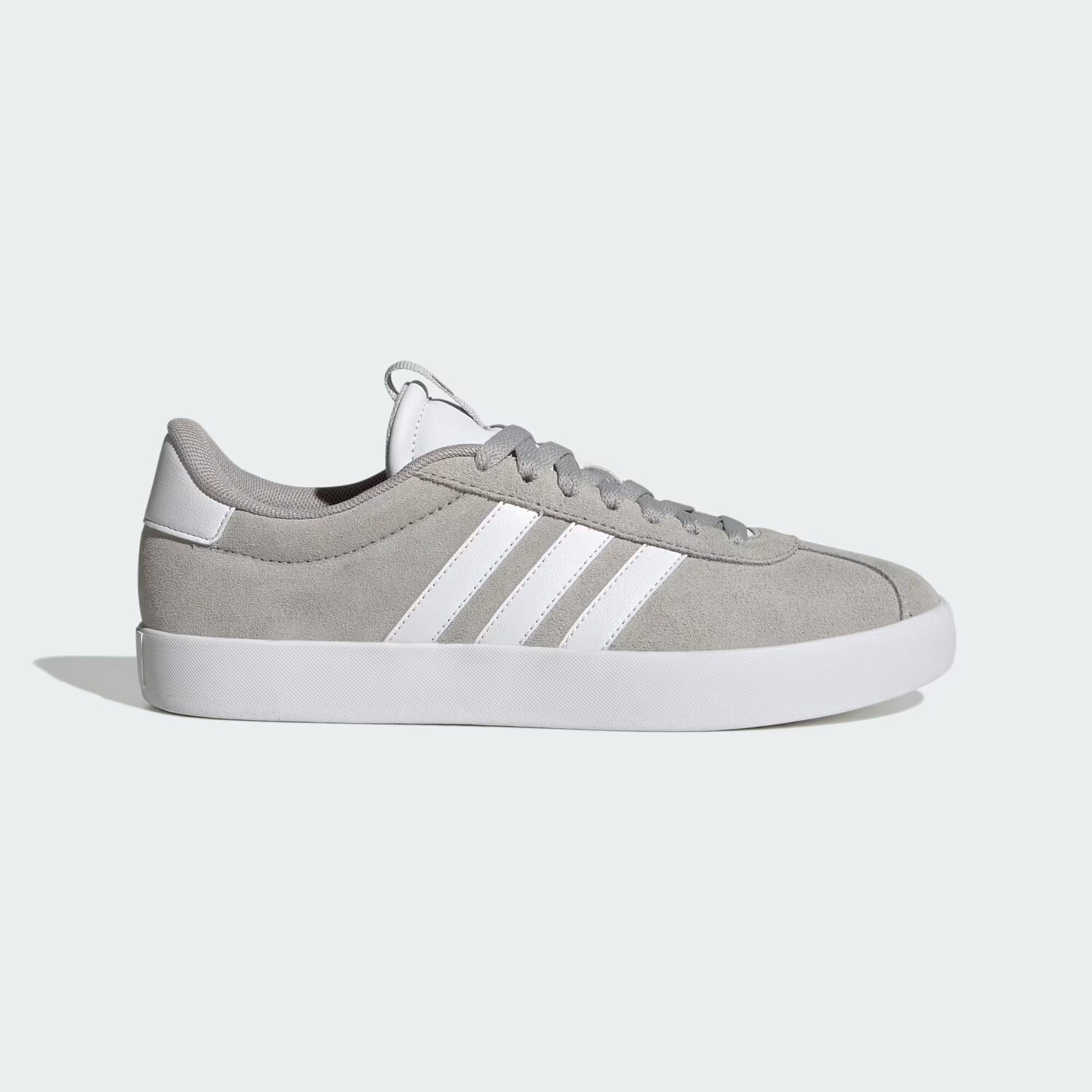 

Кроссовки VL Court 3.0 Adidas, цвет Grey Two/Cloud White/Silver Metallic