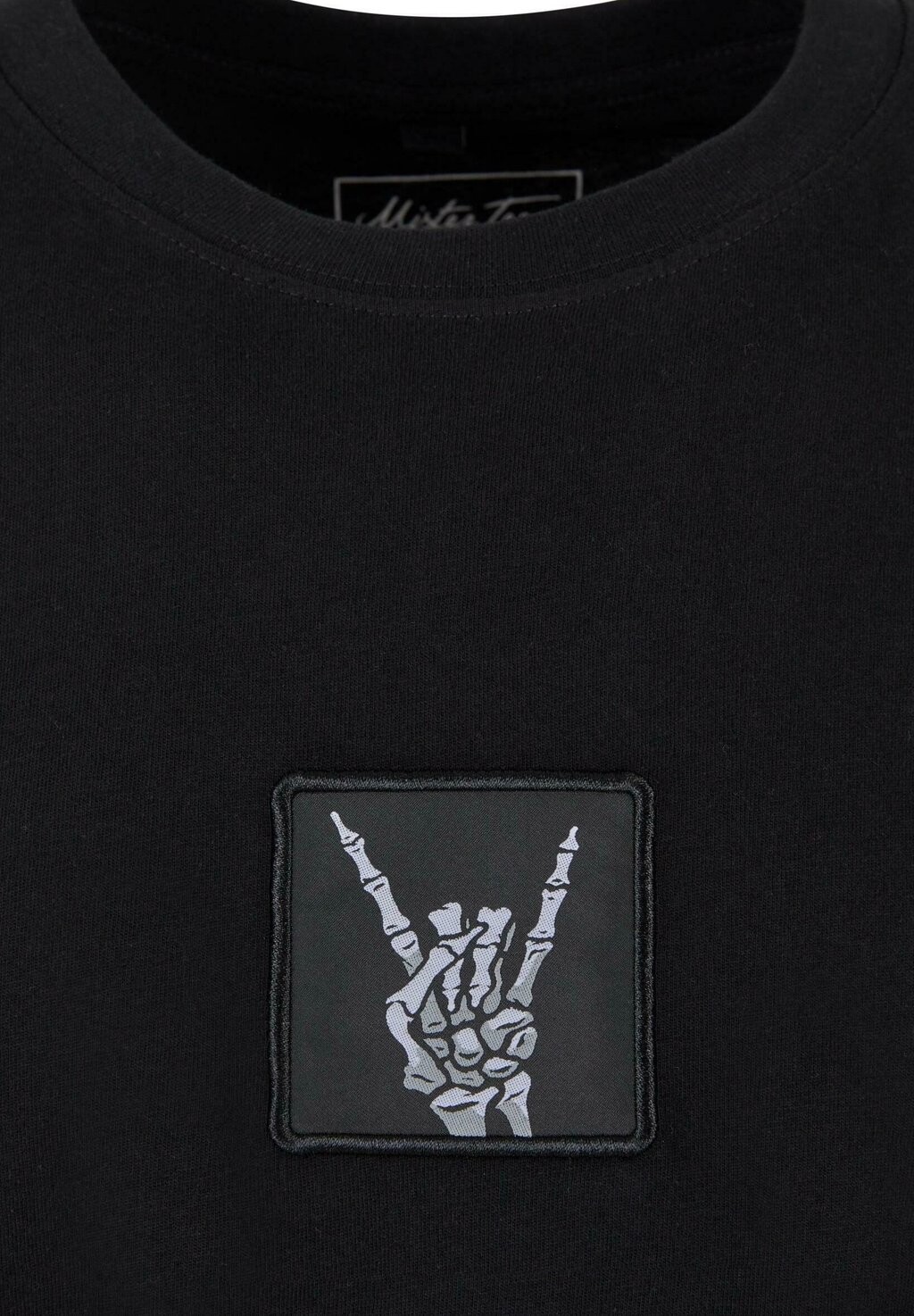 

Футболка с принтом Skelett Patch Mister Tee, черная