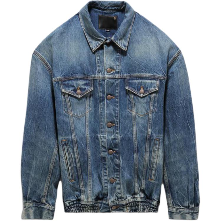 

R13 Джинсовая куртка женская средняя синяя, Medium Blue