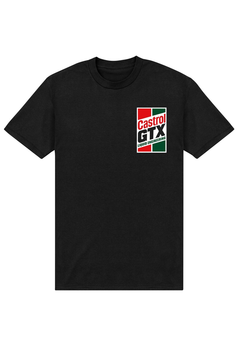 

Принт на футболке CASTROL GTX Henry Tiger, черный