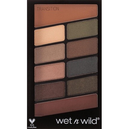 Палитра теней для век Wet n Wild Color Icon 10 Pan с яркими и матовыми цветами Стойкая формула, легко растушевываемая Comfort Zone Wet 'N' Wild — фото 2