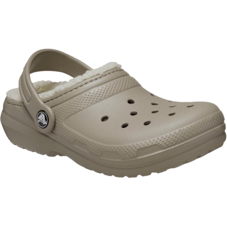 Классические повседневные детские туфли с подкладкой для дошкольников Crocs, серый — фото 4