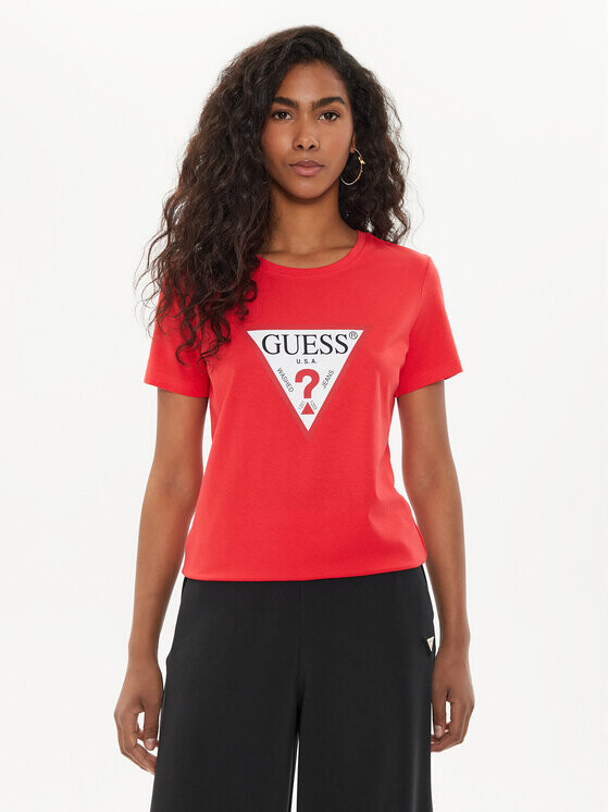 

Футболка стандартного кроя Guess, красный