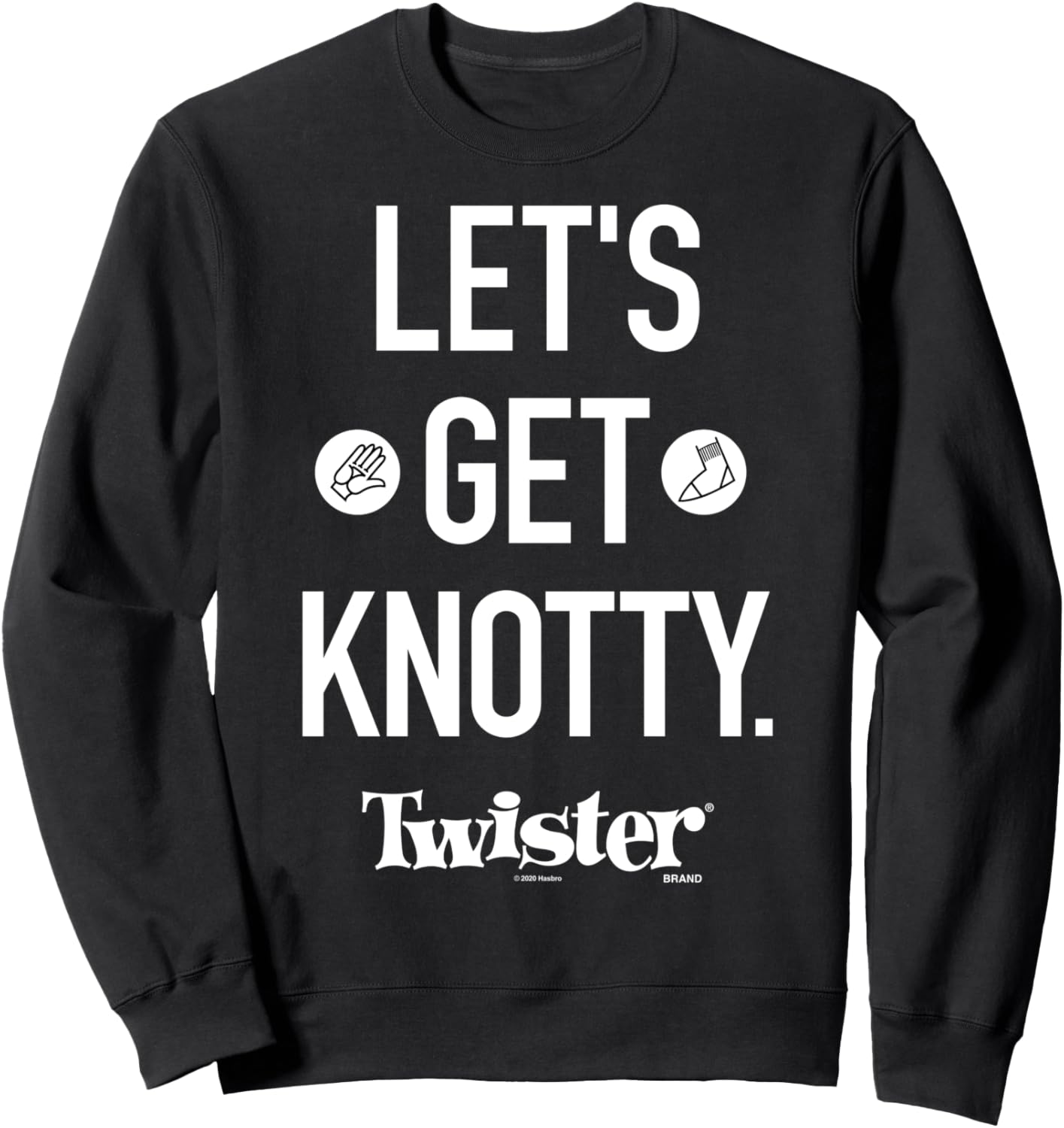 

Толстовка Twister Let's Get Knotty, черный