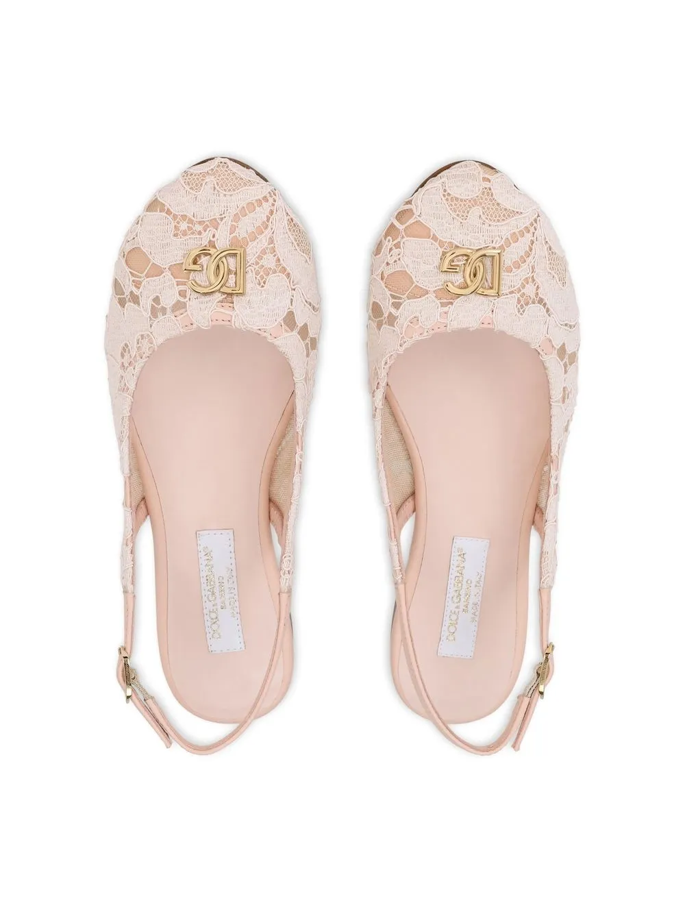 Сандалии с ремешком на пятке и логотипом DG Dolce & Gabbana Kids, розовый — фото 4