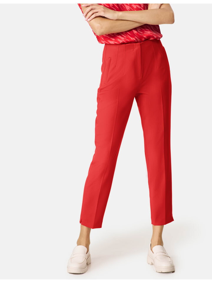 

Тканевые брюки Gerry Weber Freizeit verkürzt, цвет lipstick