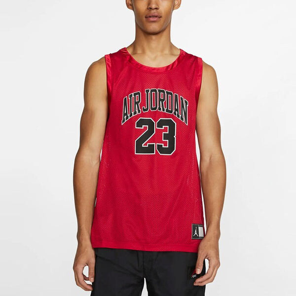 Майка Air Jordan DNA Distorted Flying Men's Basketball Mesh Training Vest, красный — фото 3