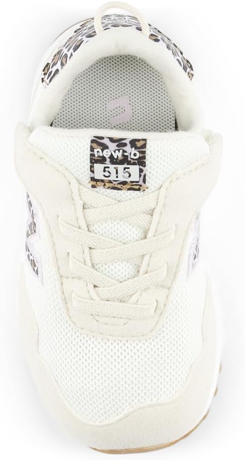 Детские кроссовки New Balance 515 V1 на шнуровке, Linen/Taro — фото 4