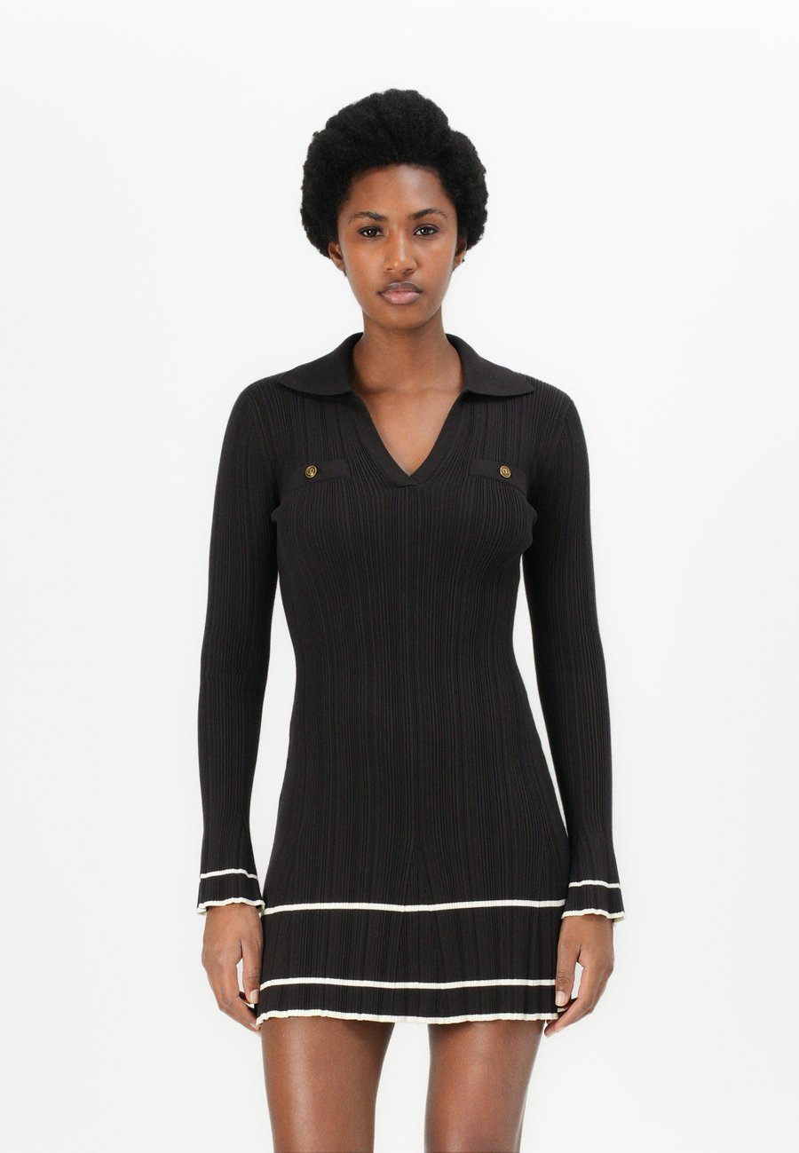 

Платье TWINSET DRESS, Black Chocolate/Neve/Black
