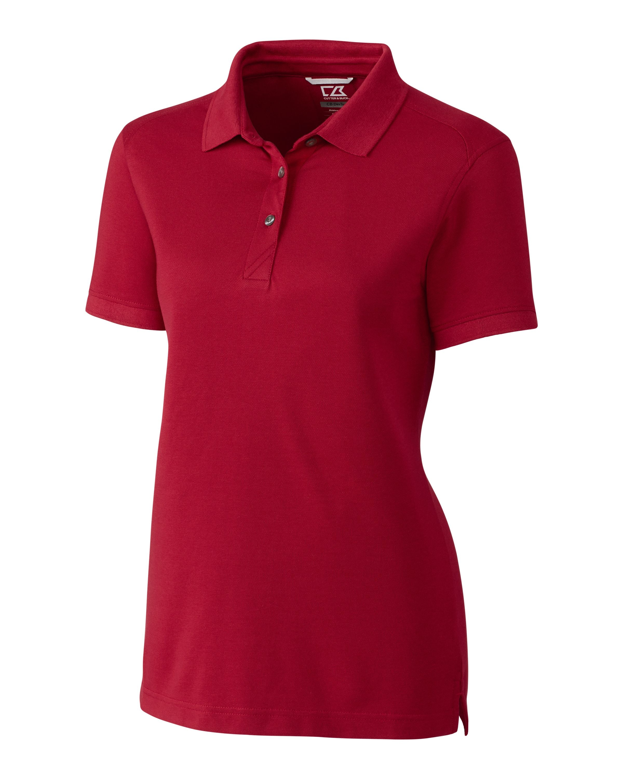 

Женская рубашка-поло Cutter & Buck Advantage Tri-Blend Pique, цвет cardinal red