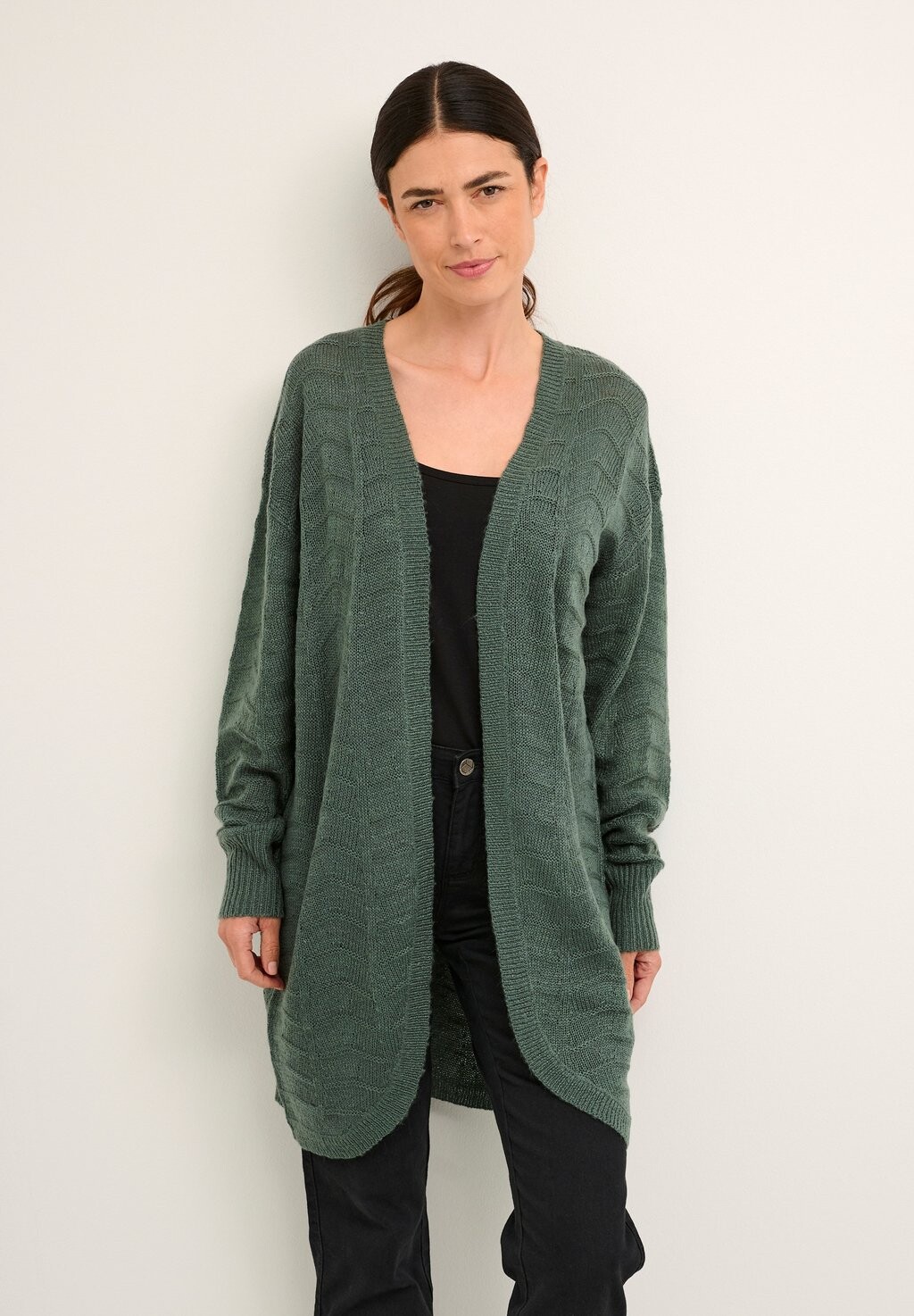 

Кардиган КЭМРИЯ Kaffe, зеленый бальзам