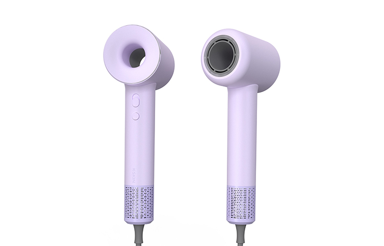 

Фен K12 1600 Вт с отрицательными ионами для ухода за волосами Ekdo, Atomic Purple