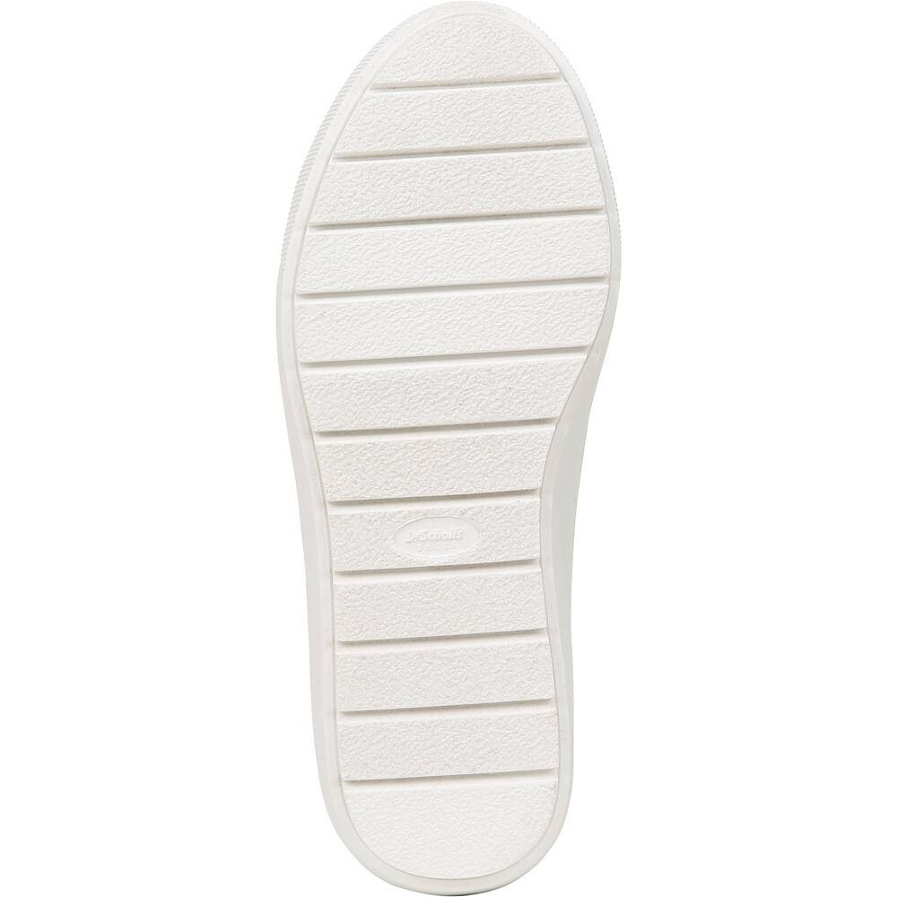 Scholl's Time Off женские кроссовки на платформе Dr. Scholl's, цвет White Black Faux — фото 4