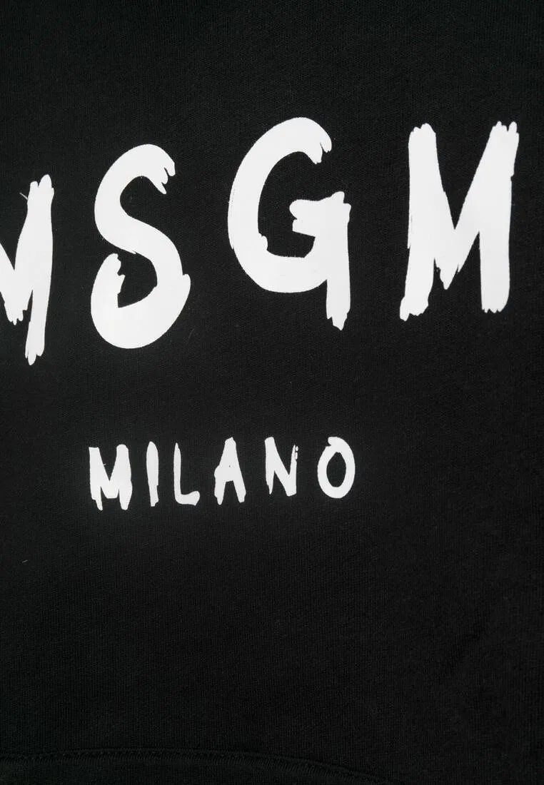 Худи детское, хлопок, белый Msgm — фото 2