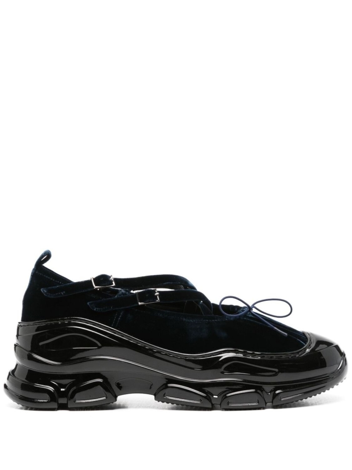 

Simone Rocha классические балетки Criss Cross Tracker, синий