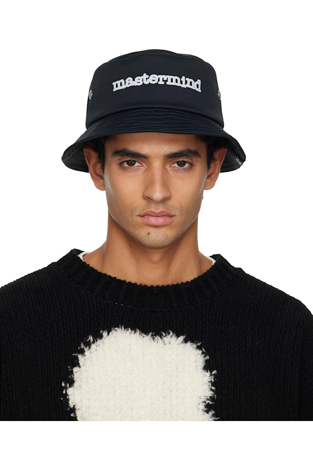 

Панама с вышивкой Mastermind Japan, черный