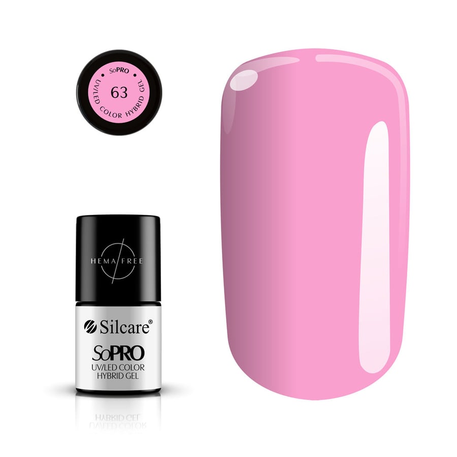 

Silcare, гибридный лак SoPRO 63, 7 г