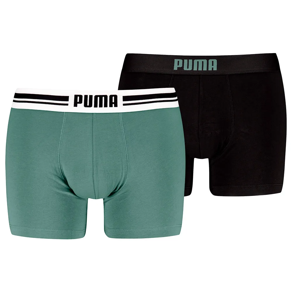

Боксеры 2 шт Puma Everyday Placed Logos boxers 2 units, зеленый