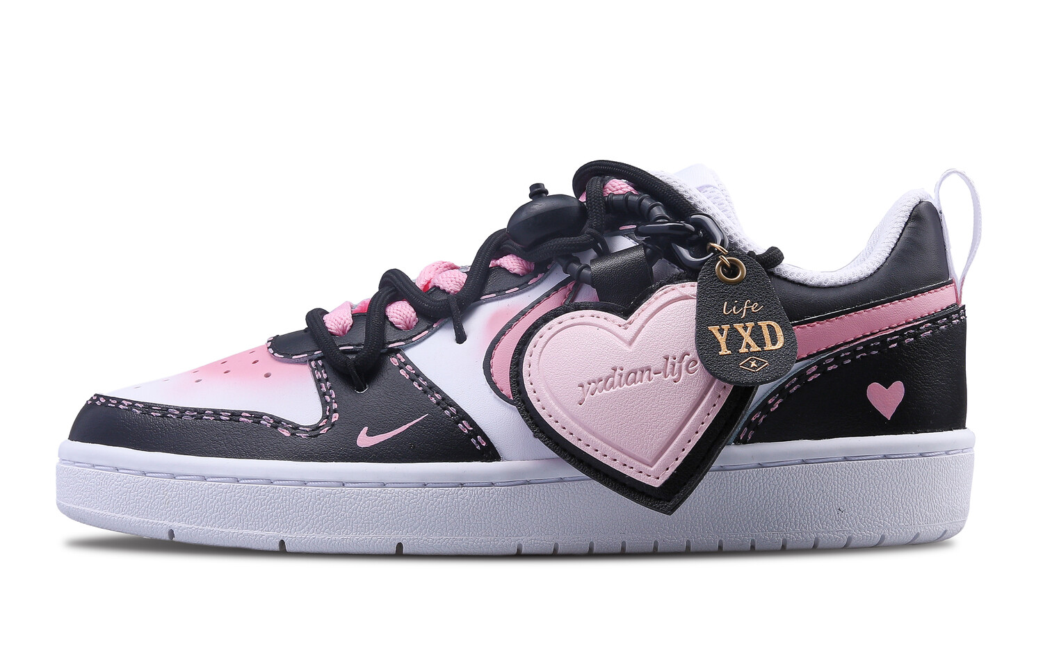 

Кроссовки Nike Court Borough Skateboard Shoes Women's Low-Top Pink, Розовый, Кроссовки Nike Court Borough Skateboard Shoes Women's Low-Top Pink