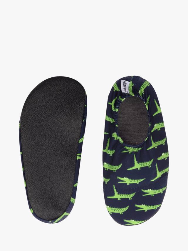 Непромокаемые пляжные тапочки Gator Soft Sole с противоскользящей подошвой Slipfree, Green — фото 2